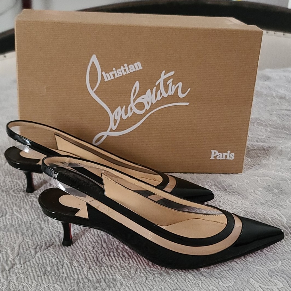 Authentic Louboutin Paulina Pumps size 35